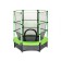 Batut with a protective gap Perfetto Sport 5 ", D = 140 cm, green color