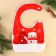 Badion for feeding "New Year's Bear", waterproof on Velcro, with pockets, gift packaging, crumb I