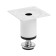 Round OKR001WH tundra, d = 30 mm, h = 60 mm, white color