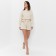 Women's costume (blouse, shorts) minku: enjoy Milk color, size 48