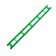 Motovilo, 1-in-line, for fishing rods, fluorescent, 300 x 23 mm, 10 pcs.