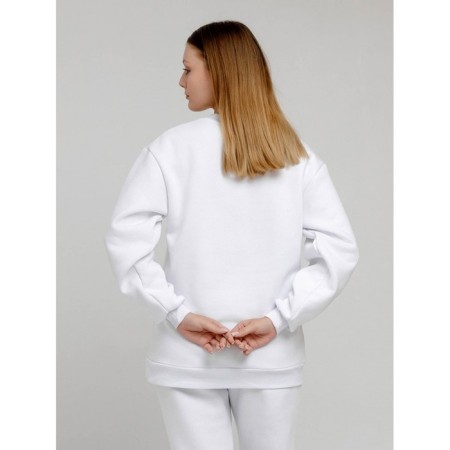 Female sweatshirt with comb, size 44, white color-2