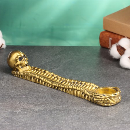 Bowling stand - Skull Skull Skull, Old Gold, 25x4cm-1