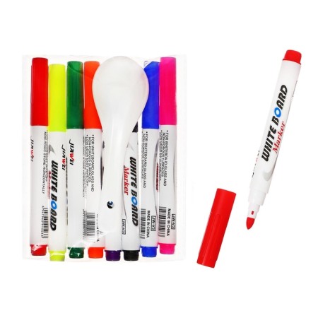 Set of markers 8 pieces + spoon for non -nesting drawings "drawings swim on water"