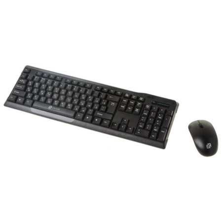 Keyboard mouse Oklick 230m Claw: Black Mouse: Black USB Wireless-1