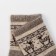 Male socks from Mongolian wool "deer", gray color, size 27 (40-42)