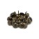 Decorative nails are 11x17 mm, the color is ancient bronze 058, in the package 500 pcs.