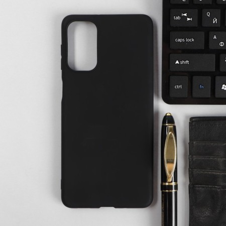 Pero cover for Samsung M52, silicone, black