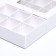 Box for sweets 12 pieces, 11.5 x 8.7 x 2.5 thin separators, white