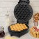 Electric waffle box KitFort KT-1665, 1000 W, Hong Kong Waffles, Black