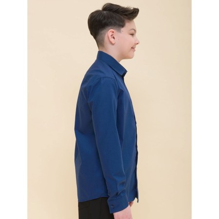 Hotgog shirt for boys, height 122 cm, dark blue color-2