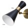 Sconces "Bianca" 1he27 40W black and gold 12x26x26 cm