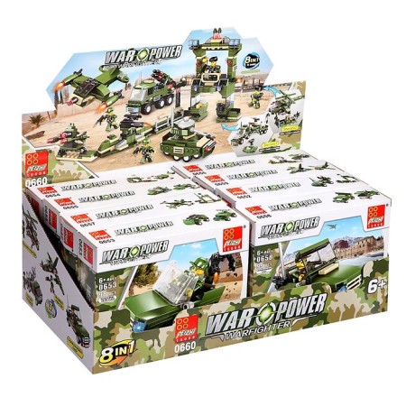 Designer 8 in 1 military "warhead", 8 species mix-22