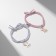Bracelets "Demetrons" Assol, unicorns, white-pink color