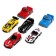 Set of cars with launch, 6 pieces included, mix