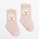Noski children's terry with stoppers Minaku, pink color, size 12-14 cm