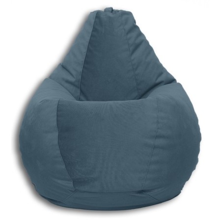 Mear-bag “Pear” Positive Lovely, size l, diameter 80 cm, height 100 cm, velor, blue color