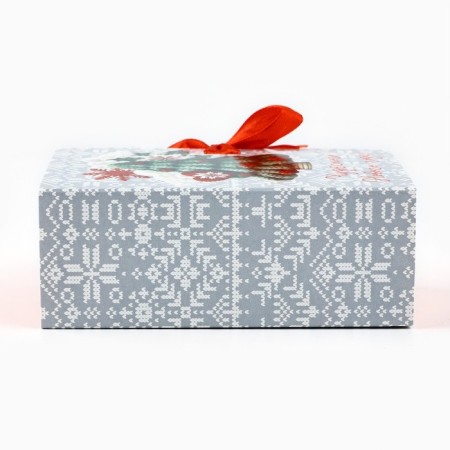 Folding New Year's box “Christmas tree”, 12 x 8 x 4.5 cm, New Year-3