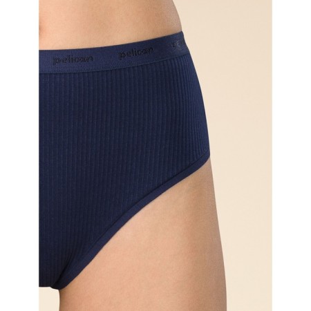 Women's panties, size XS, dark blue color-2