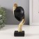 Souvenir Polystone Bust "Mask with golden hand" Black mix 4.6x5.1x17.5 cm