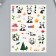 Tattoo on the body color "White Bears/Panda" MIX 24x14.5 cm