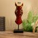 Mask "Zebra" on a stand, Albezia 40 cm