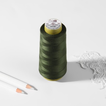 Threads 40/2, 1500 m, khaki color-2