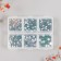 Decor for creativity Glass "Rhinestones. Dark green" d = 2-4.8 mm nr 1188 pcs 6x8x1.5 cm
