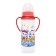 A bottle for feeding with handles and silicone nipple, 250 ml, from 6 months, MIX color