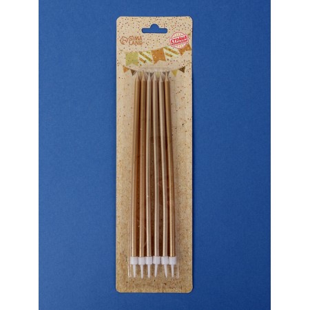 Candles in the cake "High Royce", 6 pcs, champagne-4
