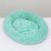 Lynchik for dogs and cats "Comfort", soft fur, 45 x 35 x 11 cm, mint