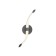 Bra Mantra Armonia, LED, 12W, 900LM, 3000K, 180x150x520 mm, color titanium
