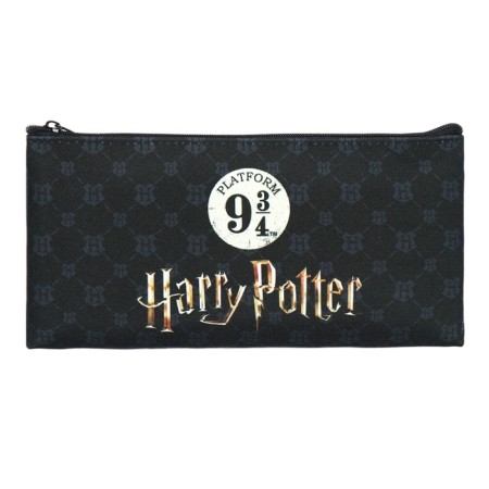 Penal soft, 1 compartment, 110 x 205 mm, flat, Hatber "Harry Potter" Black, NPK44152-1