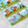 Paper stickers "animals", with coloring on the back, 11 × 15.5 cm