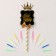 Topper for decoration "Happy Birthday", a set of candles 10 pcs.