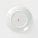 Porcelain plate "Provence", d = 17.5 cm, white, mix