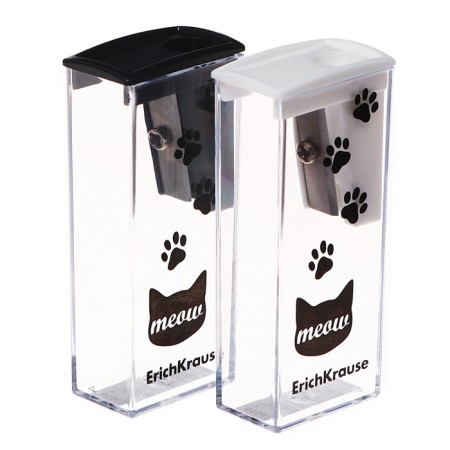 Zapochilok 1 hole Erichkrause "City" Meow, with a container, plastic, mix-1