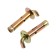 Anchor Bolt Stroybat for a boiler, with a G-shaped hook, galvanized, 10x65 mm, 2 pcs