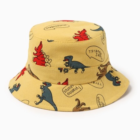 Panama Children's Minaku "Dinosaurs", yellow color, rr 49-50