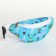 Board children's belt on a zipper, blue color