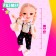 Fashionable hinge doll "Mira" with an accessory