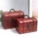 Casket wood chest (set 2 pcs) "Victorian" 17.5x11.5x11.5 cm; 21x15.5x15 cm