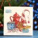Paper Near New Line Fresco "New Year's Coffee", 33x33 cm, 3 layers