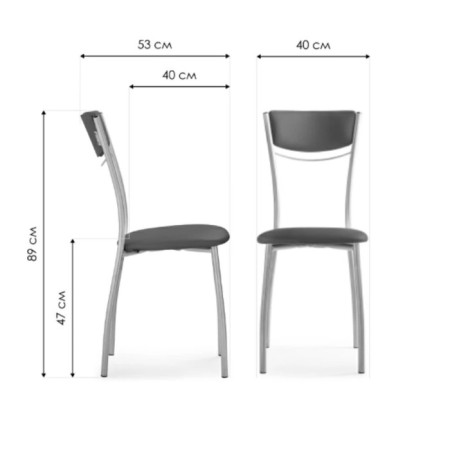 GOKI Metal Metal Metal Carcass/Ecokozha, Gray/White 40x53x89 cm-7