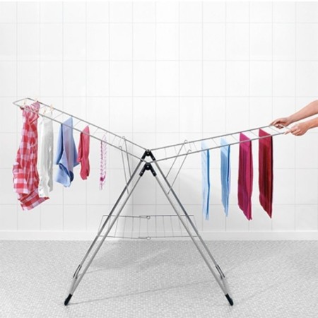 Brabantia linen dryer, floor, color gray metallic, 20 m-3