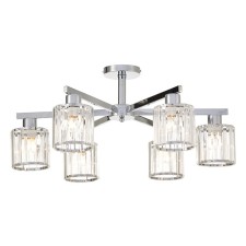 Ceiling lamp 6x60W E27, size 69x69x31 cm
