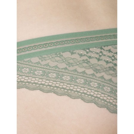 Female cowards, size 44, green color-3