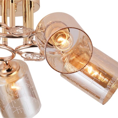 Ceiling light ESCADA, 1118/5PL. 5x40W, e27, 530x530x230 mm, color gold-2