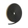Rubber tundra seal, profile d, size 9x8 mm, black, in packaging 10 m