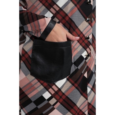 Women's dress, size 52, black color, brown-11